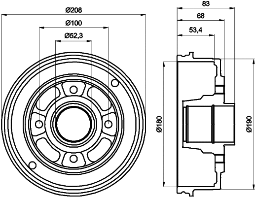 Brake Drum (MBD183)