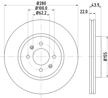 Brake Disc (MDC2362)