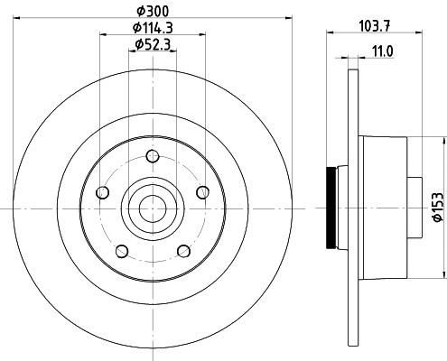Brake Disc (MDC2305)