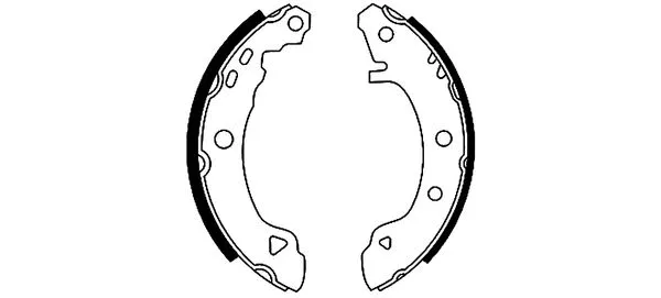 Brake Shoe Set (MFR396)