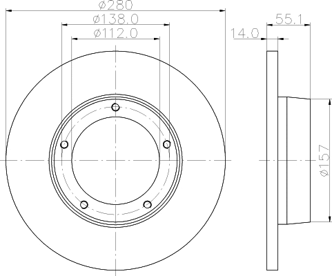 Brake Disc (MDC752)