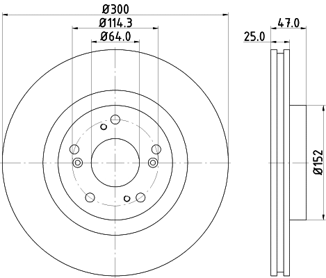 Brake Disc (MDC1936)