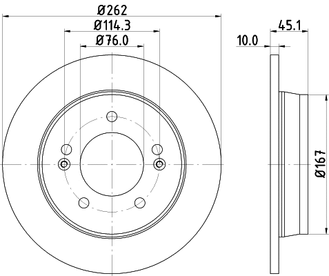 Brake Disc (MDC2366)