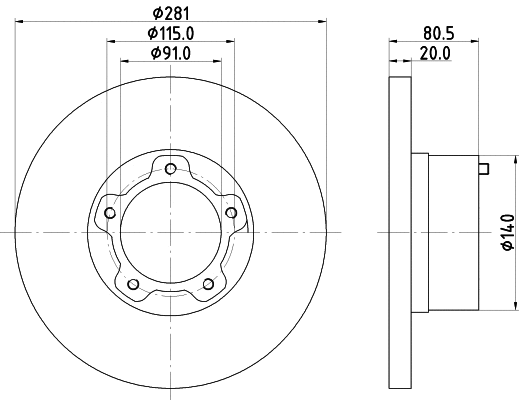 Brake Disc (MDC750)