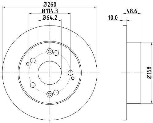Brake Disc (MDC1622)