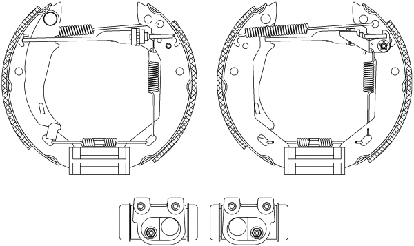 Brake Shoe Set (MSP078)
