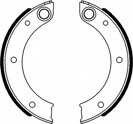 Brake Shoe Set, parking brake (MFR647)