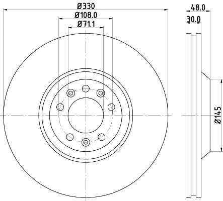 Brake Kit, disc brake (MDK0207)