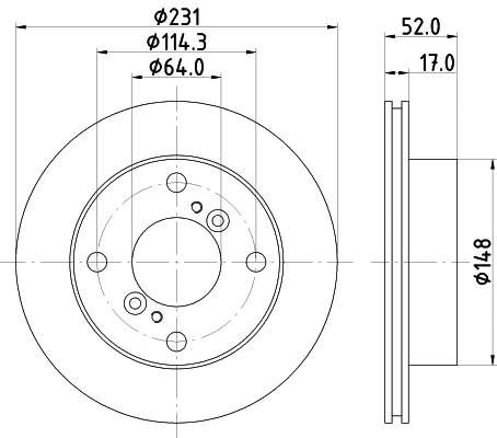 Brake Disc (MDC714)