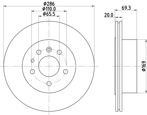 Brake Disc (MDC1747)