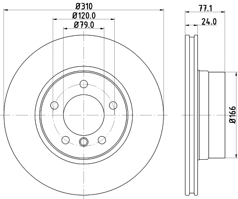 Brake Disc (MDC1658)
