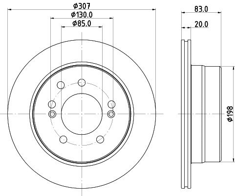 Brake Disc (MDC3093C)