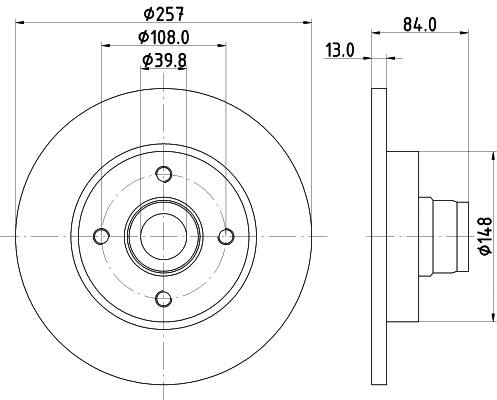 Brake Disc (MDC1089)
