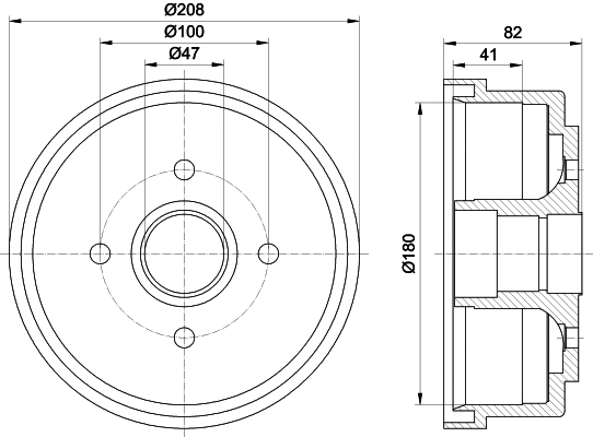 Brake Drum (MBD291)