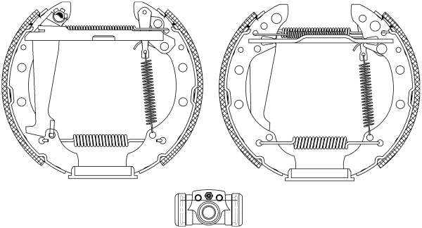 Brake Shoe Set (MSP279)