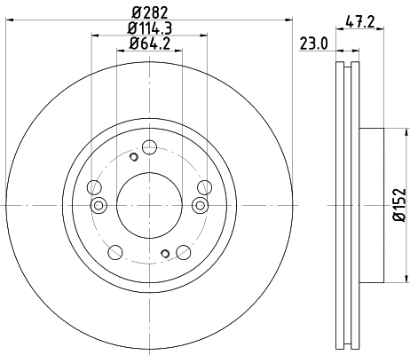 Brake Disc (MDC1766)