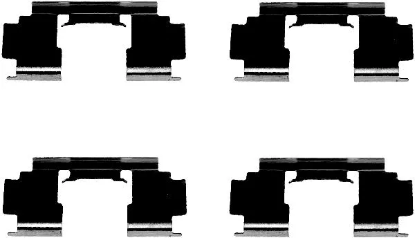 Accessory Kit, disc brake pad (MBA1276)
