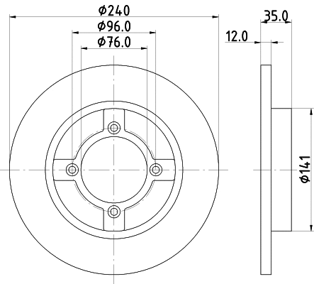 Brake Disc (MDC355)