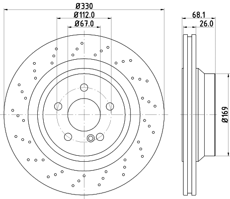 Brake Disc (MDC2786)