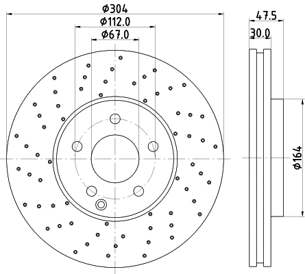 Brake Disc (MDC1980)
