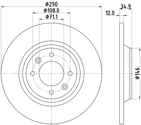 Brake Disc (MDC2268)