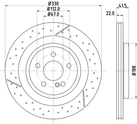 Brake Disc (MDC2793C)