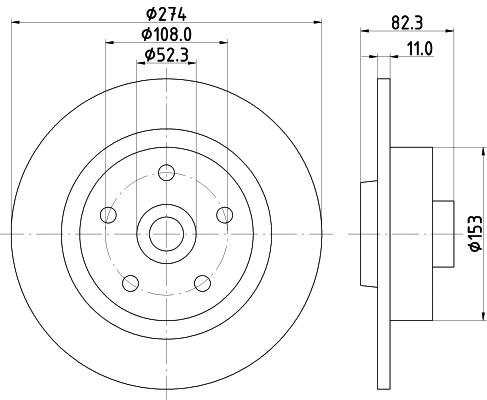 Brake Disc (MDC1534)