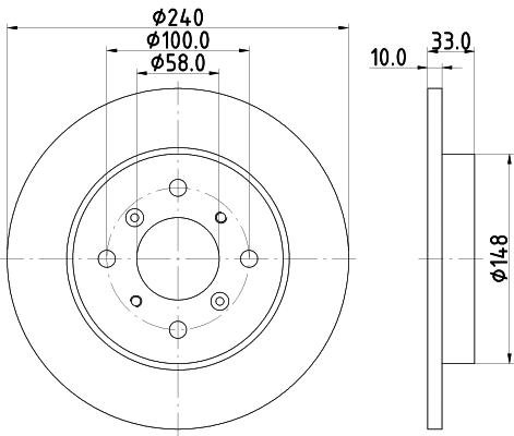 Brake Disc (MDC1297)