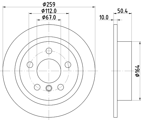 Brake Disc (MDC2727)