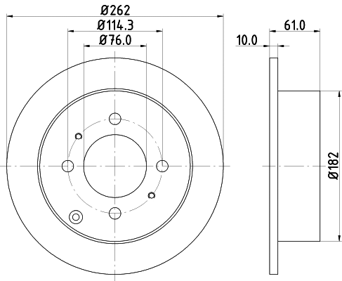 Brake Disc (MDC1854)