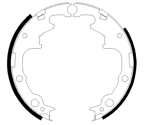 Brake Shoe Set (MFR424)