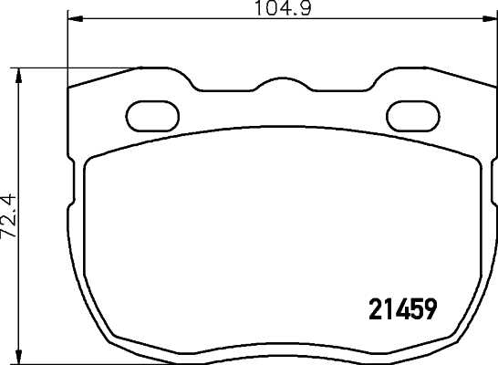 Brake Pad Set, disc brake (MLB115)