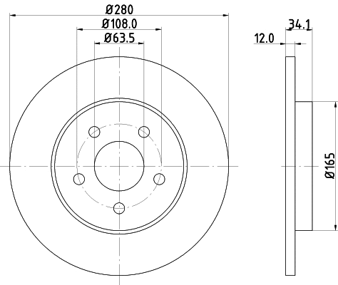 Brake Disc (MDC1504)