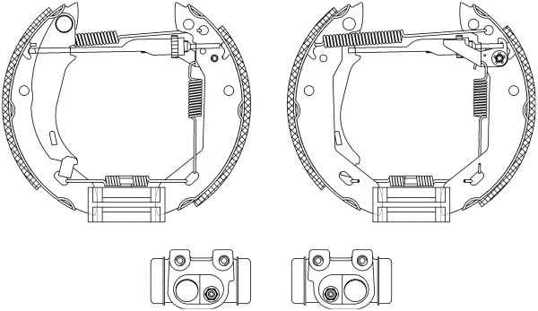 Brake Shoe Set (MSP030)
