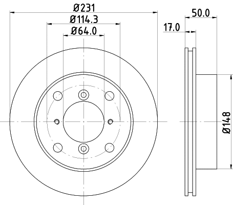Brake Disc (MDC791)