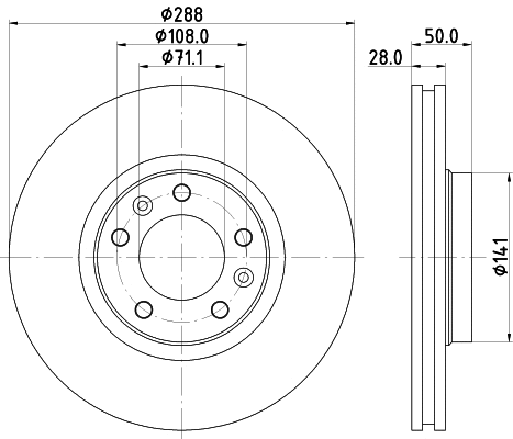 Brake Disc (MDC1351)
