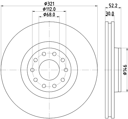Brake Disc (MDC2282)