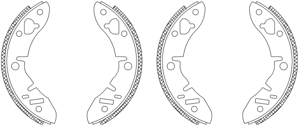Brake Shoe Set (MSK003)