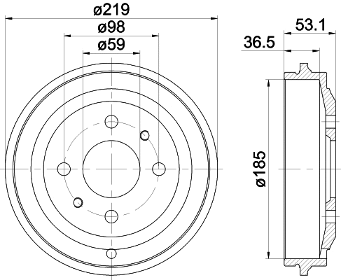 Brake Drum (MBD299)