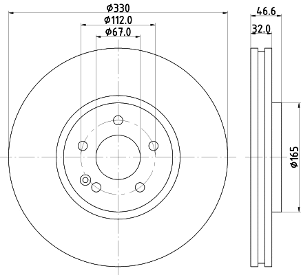 Brake Disc (MDC2296)