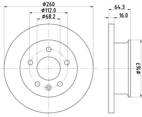 Brake Disc (MDC912)