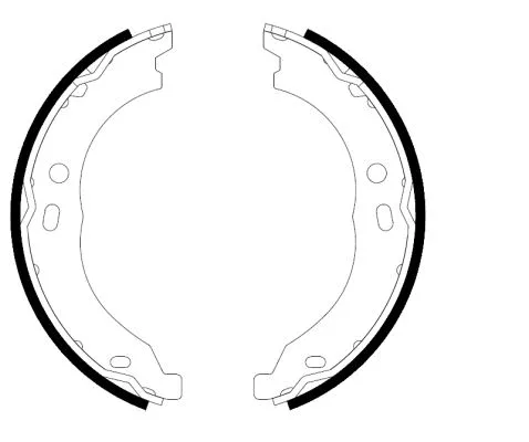 Brake Shoe Set, parking brake (MFR578)