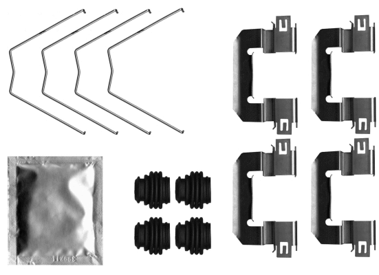 Accessory Kit, disc brake pad (MBA0064)