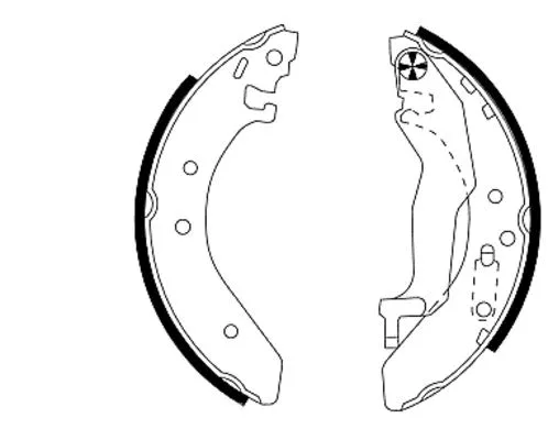 Brake Shoe Set (MFR276)
