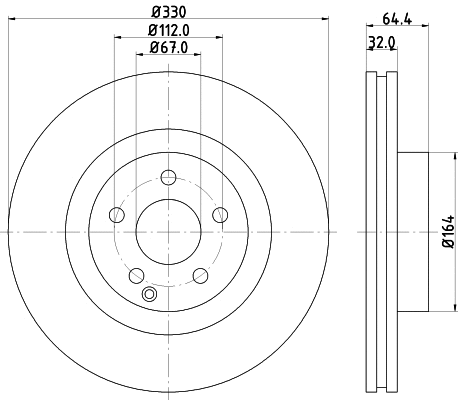 Brake Disc (MDC1788)