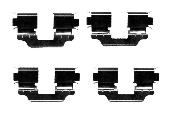 Accessory Kit, disc brake pad (MBA1653)