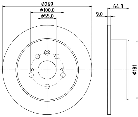 Brake Disc (MDC1190)