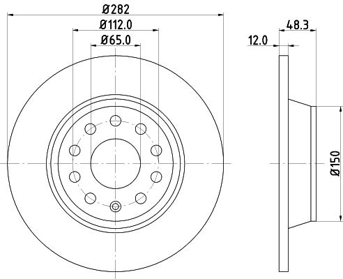Brake Kit, disc brake (MDK0249)