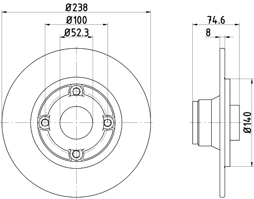 Brake Disc (MDC1012)