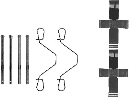 Accessory Kit, disc brake pad (MBA991)